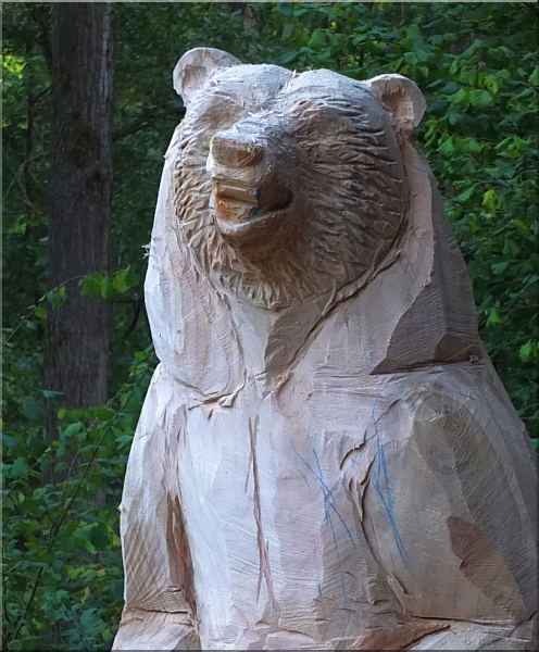 grizzly  b�r holzwerker jochen adam schnitzen mit der motors�ge